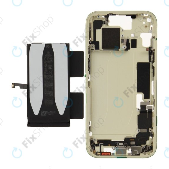 Ramă Mijlocie cu Baterie iPhone 15 | Yellow | ZD076-00671 | Genuine Apple