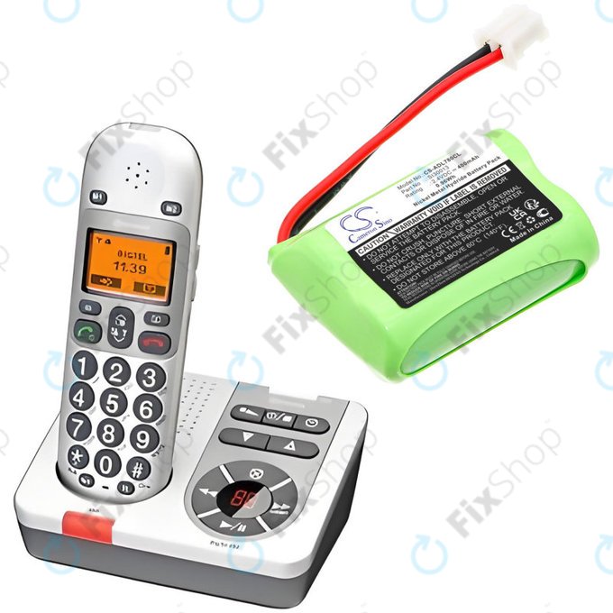 Baterie pentru SWITEL MD9300, 9500, AUDIOLINE Dect 7500, 7501, 400mAh, Ni-MH, 2.4V, SL30013, HQ