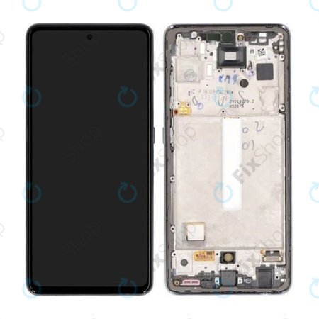 Samsung Galaxy A52s 5G A528B - Ecran LCD + Sticlă tactilă + Ramă (Awesome Black) - GH82-26861A, GH82-26863A, GH82-26910A, GH82-26909A Genuine Service Pack