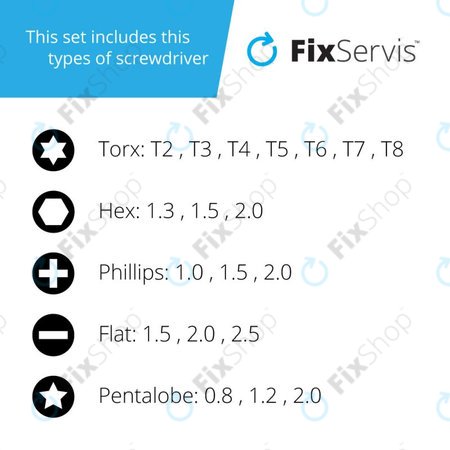 Jakemy JM-8168 - Set de Unelte de service pentru service electronic 24în1