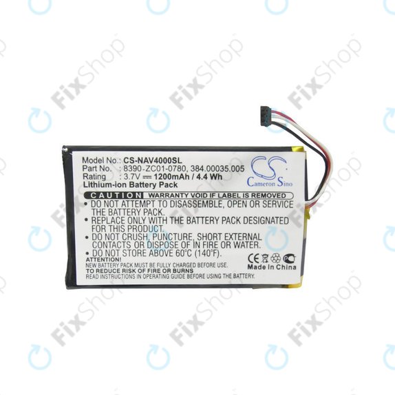 Baterie pentru Navigon 40 Easy, Plus, Premium, 1200mAh, Li-Pol, 3.7V, 8390-ZC01-0780, HQ