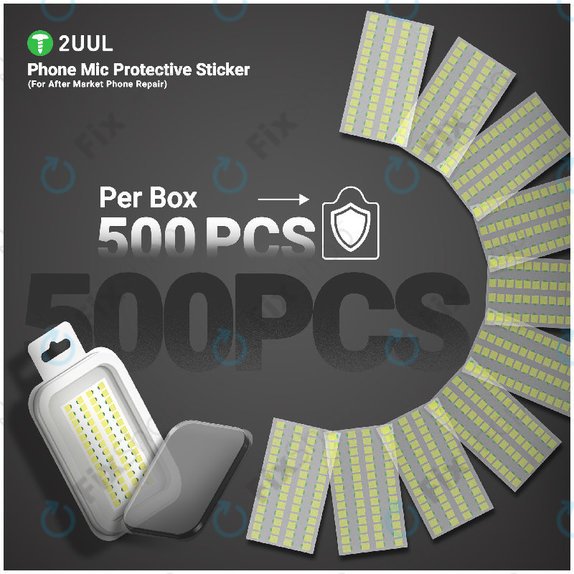 Stickere de protecție pentru microfon telefon, 2UUL DA32, 500 buc/pachet