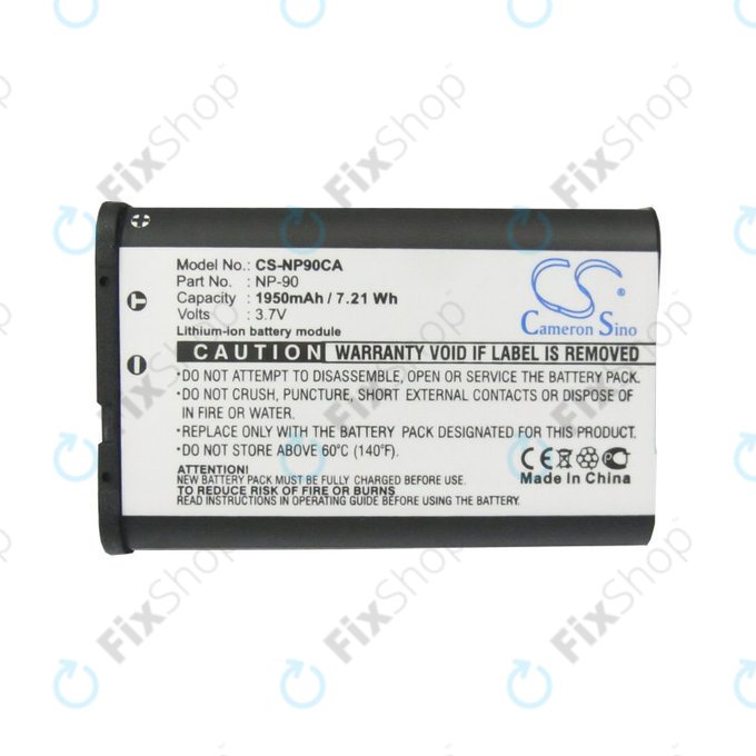 Baterie pentru Casio Exilim EX-H10, EX-FH100, EX-H15, EX-Z2000, EX-H20G, 1950mAh, Li-Ion, 3.7V, NP-90, HQ