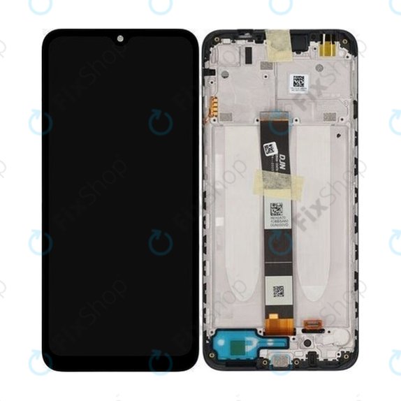Xiaomi Redmi 9C M2006C3MG M2006C3MT, 9A M2006C3LG M2006C3LI - Ecran LCD + Sticlă Tactilă + Ramă (Black) - 5600070C3L00 Genuine Service Pack