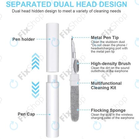 Pix curatare pentru casti wireless, White