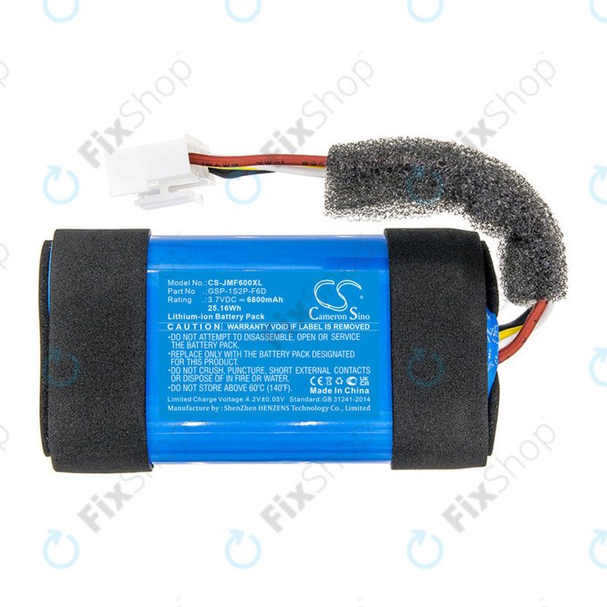 Baterie pentru JBL Flip 6, 6800mAh, Li-Ion, 3.7V, GSP-1S2P-F6D, HQ