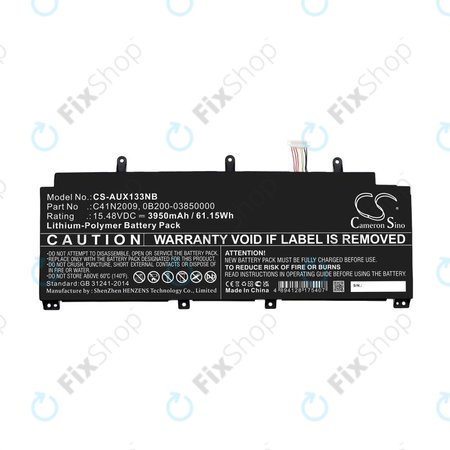 Baterie pentru Asus ROG Flow X13 GV301QE-K6008, 3950mAh, Li-Pol, 15.48V, C41N2009, HQ
