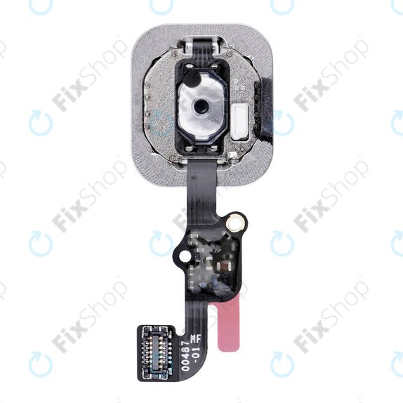 Apple iPhone 6S, 6S Plus - Buton Acasă + Cablu flex (Silver)