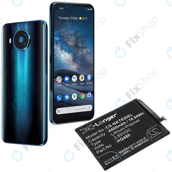 Baterie pentru Nokia 8.3 2020 5G, 4400mAh, Li-Pol, 3.85V, HQ480, HQ