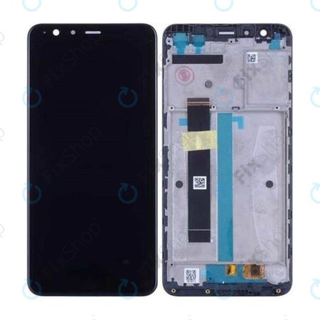 Asus Zenfone Max Plus ZB570TL - Ecran LCD + Sticlă Tactilă + Ramă (Black) - 90AX0181-R20020 Genuine Service Pack