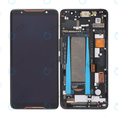 Ecran OLED pentru Asus ROG ZS600KL, Sticlă tactilă cu ramă