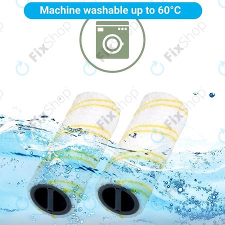 Kärcher FC 3, FC 5, FC 7 - Set de role pentru toate tipurile de suprafete (Galben)