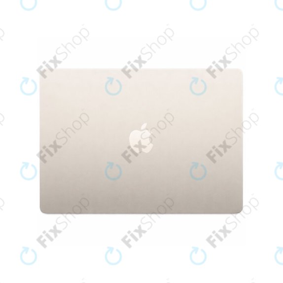 Display LCD pentru MacBook Air 13", A3240 (2025), cu sticlă frontală și capac, Starlight, 661-50104, Genuine Apple