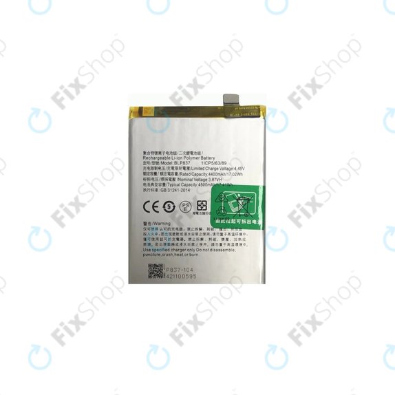 Oppo Reno 8 Pro CPH2357 - Baterie BLP837 4500mAh