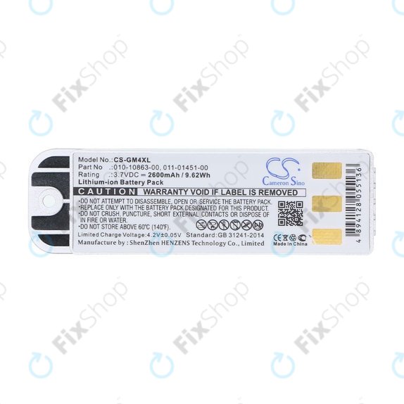 Baterie pentru Garmin Zumo 400, 550, 2600mAh, Li-Ion, 3.7V, 010-10863-00, 011-01451-00, HQ