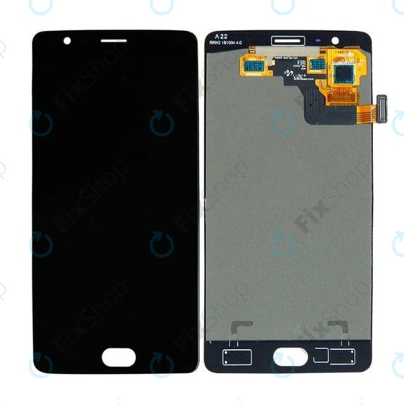 OnePlus 3, 3T - Ecran LCD + Sticlă Tactilă (Black) TFT