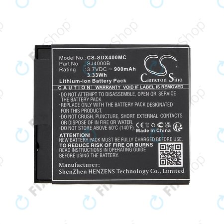 Baterie pentru SJCAM SJ4000, SJ5000, 900mAh, Li-Ion, 3.7V, SJ4000B, HQ