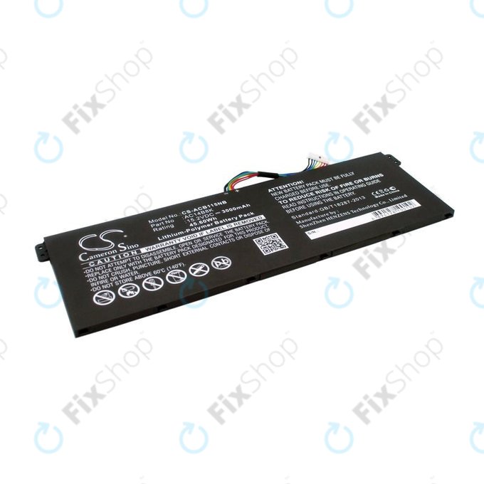 Baterie pentru Acer Aspire 5, 7 E5, V3, Chromebook 11, 13, 15, 3000mAh, Li-Pol, 15.2V, AC14B18K, HQ