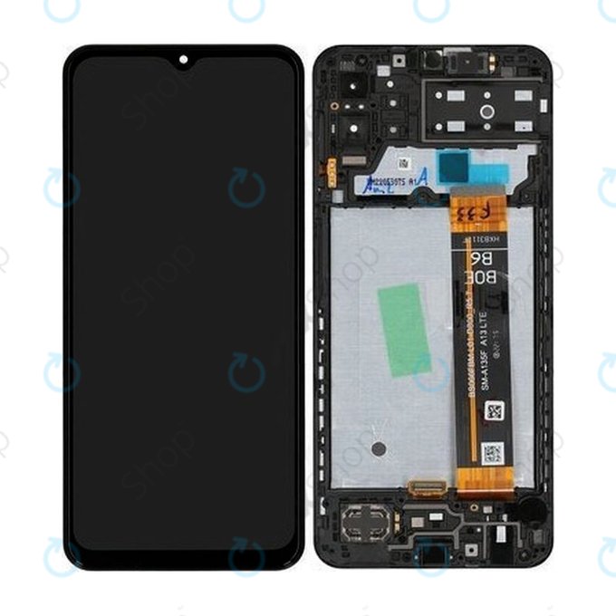 Samsung Galaxy M13 M135F - Ecran LCD + Sticlă Tactilă + Ramă - GH82-29132A, GH82-29133A Genuine Service Pack
