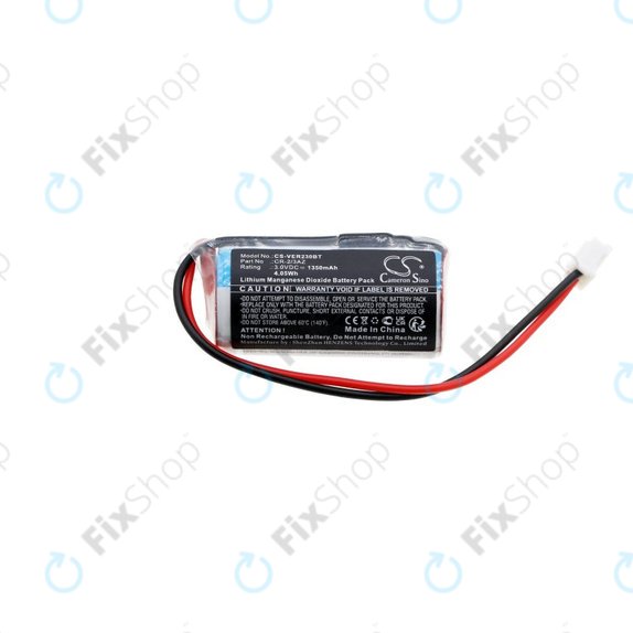 Baterie pentru Verisure, 1350mAh, Li-MnO2, 3V, CR-2/3AZ, HQ