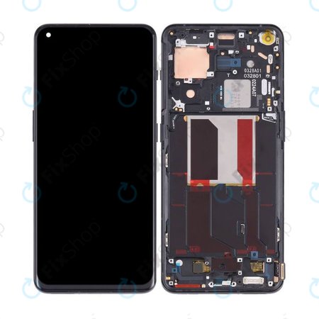 OnePlus 10 Pro NE2210 NE221 - Ecran LCD + Sticlă Tactilă + Ramă (Volcanic Black) OLED