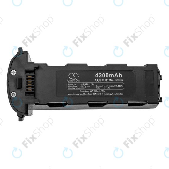 Baterie pentru Hubsan Zino H117s, Zino Pro, 4200mAh, Li-Pol, 11.4V, HQ