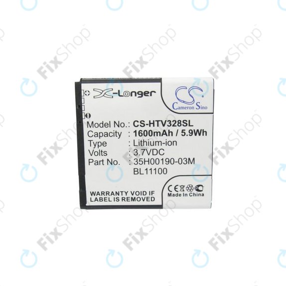 Baterie pentru HTC Desire X, Desire V, 1600mAh, Li-Ion, 3.7V, 35H00190-03M, HQ