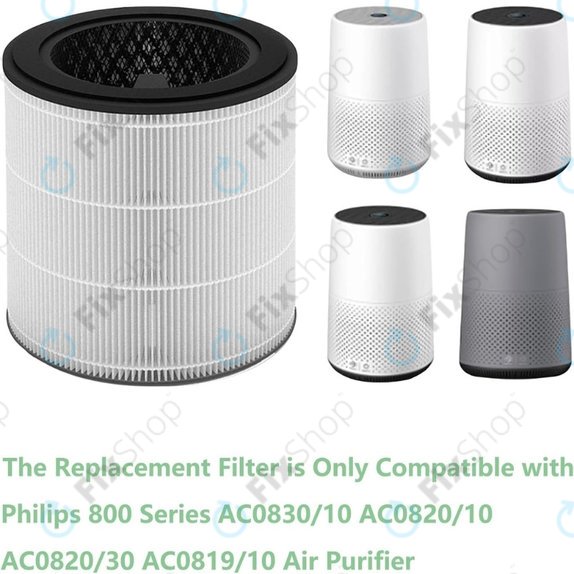Philips 800-series, AC0830/10, AC0820/10, AC0820/30, AC0819/10 - Filtru HEPA 3-în-1 (Carbon activ)