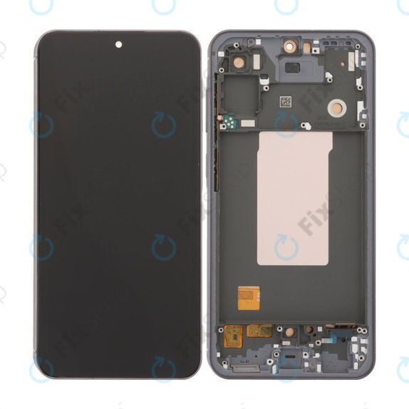 Samsung Galaxy A56 A566E - Ecran LCD + Sticlă Tactilă + Ramă (Awesome Graphite) TFT