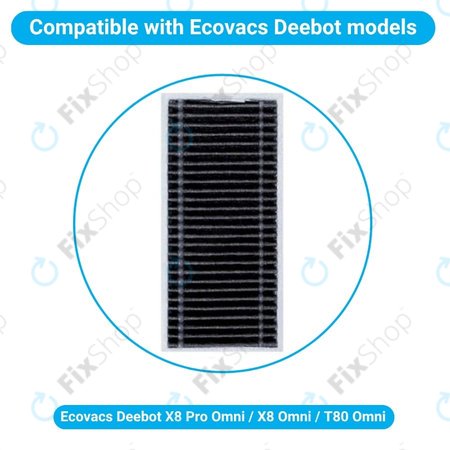 Ecovacs X8 Pro Omni, X8 Omni, T80 Omni - Filtru de praf