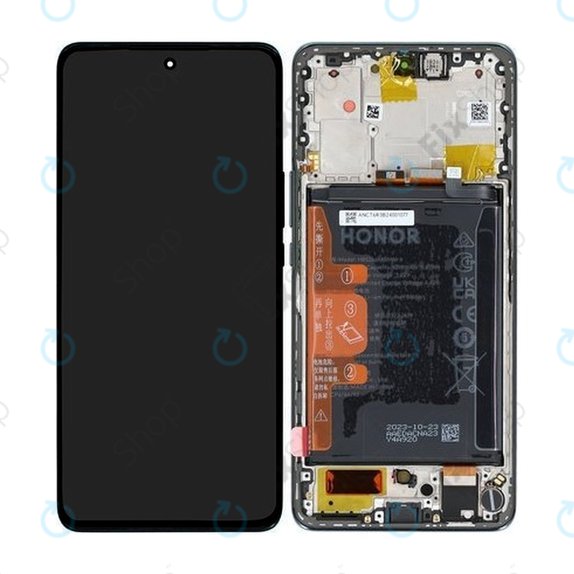 Honor Magic6 Lite - Ecran LCD + Sticlă Tactilă + Ramă + Baterie (Green) - 0235AHHQ, 0235AHHV Genuine Service Pack