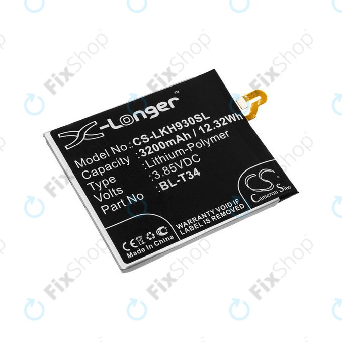 Baterie pentru LG H930, V30, V35, 3200mAh, Li-Pol, 3.85V, BL-T34, HQ