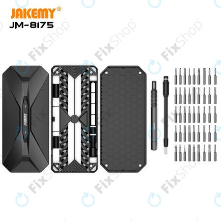 Jakemy JM-8175 - Set de Unelte de service pentru service electronic 50în1