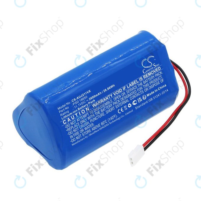 Baterie pentru Aquajack 211, 2600mAh, Li-Ion, 11.1V, PSD 18650, HQ