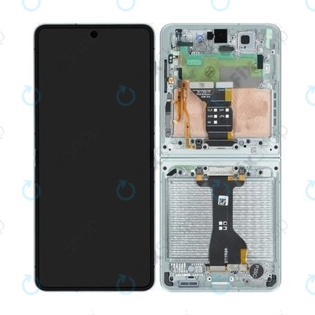 Samsung Galaxy Z Flip 7 F766B - Ecran LCD + Sticlă Tactilă + Ramă (Mint) OLED