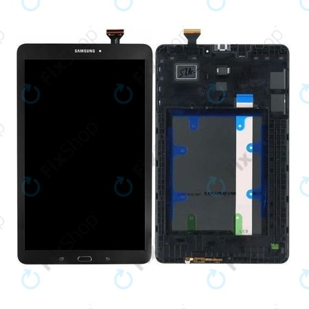 Samsung Galaxy Tab E T560N - Ecran LCD + Sticlă Tactilă + Ramă (Black) - GH97-17525A Genuine Service Pack