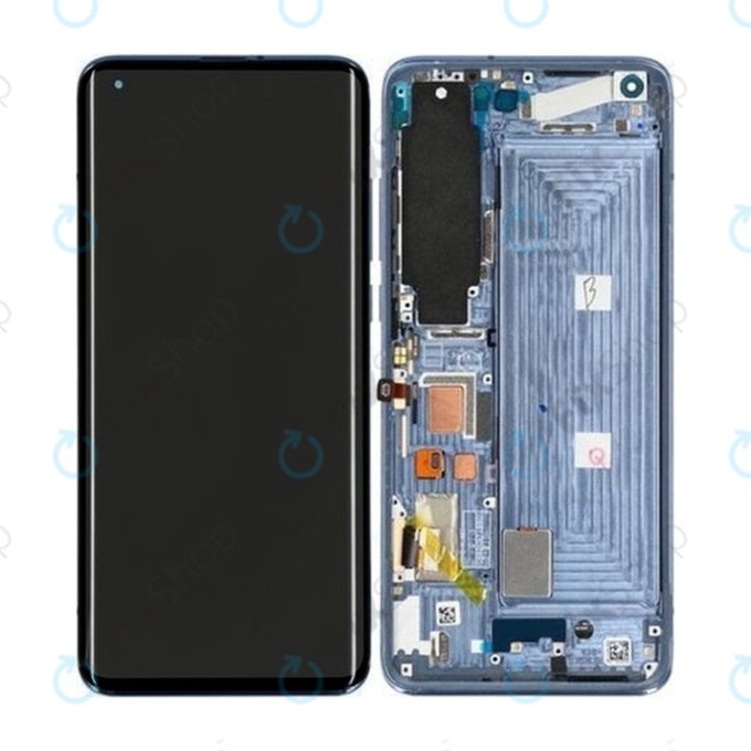 Xiaomi Mi 10 - Ecran LCD + Sticlă Tactilă + Ramă (Twilight Grey) - 56000500J200 Genuine Service Pack