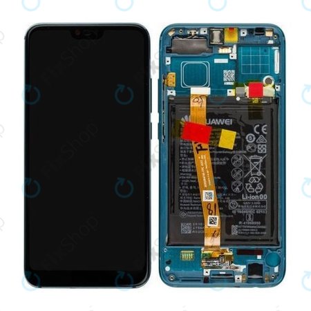 Huawei Honor 10 - Ecran LCD + Sticlă Tactilă + Ramă + Baterie (Phantom Green) - 02351YDB Genuine Service Pack