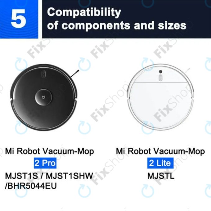 Set complet pentru Xiaomi Mi Robot Vacuum Mop 2 Pro, 2 Lite