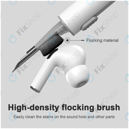 Stilou de curățare pentru curățarea telefoanelor și căștilor (alb)