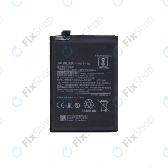 Xiaomi Mi 10T Lite 5G - Baterie BM4W 4820mAh