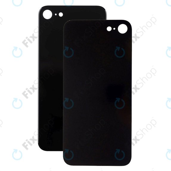 Apple iPhone SE (3rd Gen 2022) - Sticlă Carcasă Spate cu Orificiu Mărit pentru Cameră (Midnight)