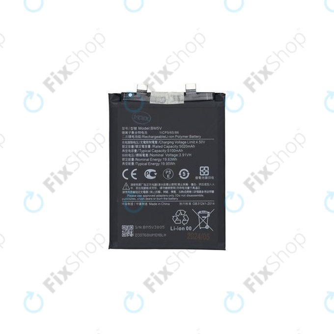 Xiaomi Redmi Note 13 Pro 5G 2312DRA50C - Baterie BM5V 5100mAh - 1330102000118B Genuine Service Pack