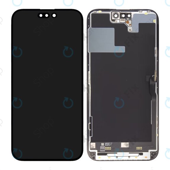 Ecran pentru iPhone 14 Pro Max, Sticlă tactilă cu ramă, Refurbished