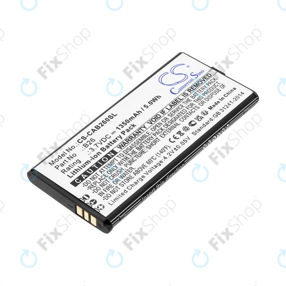 Baterie pentru Cat B26, 1350mAh, Li-Ion, 3.7V, B26, HQ