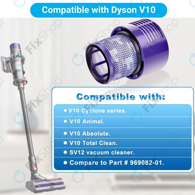 Dyson V10 - Filtru de praf