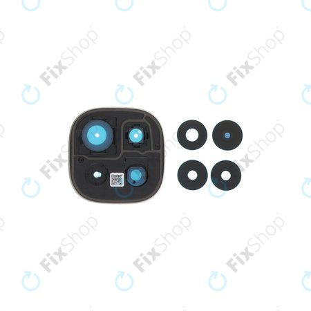 Sticlă cameră spate cu ramă pentru Xiaomi Redmi Note 15 Pro 5G, Black