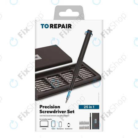 SBS - Set de șurubelnițe de precizie cu mâner magnetic 25-în-1