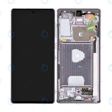Samsung Galaxy Note 20 N980B - Ecran LCD + Sticlă Tactilă + Ramă (Black) OLED