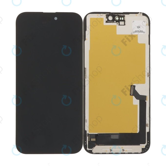 Apple iPhone 15 Plus - Ecran LCD + Sticlă Tactilă + Ramă Hard OLED FixPremium